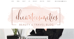 Desktop Screenshot of iheartcosmetics.co.uk