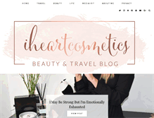 Tablet Screenshot of iheartcosmetics.co.uk